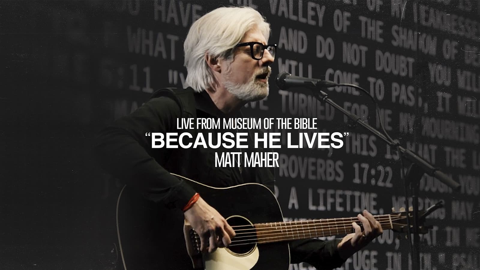 Live From The Museum Of The Bible "Because He Lives (Amen)" Matt Maher